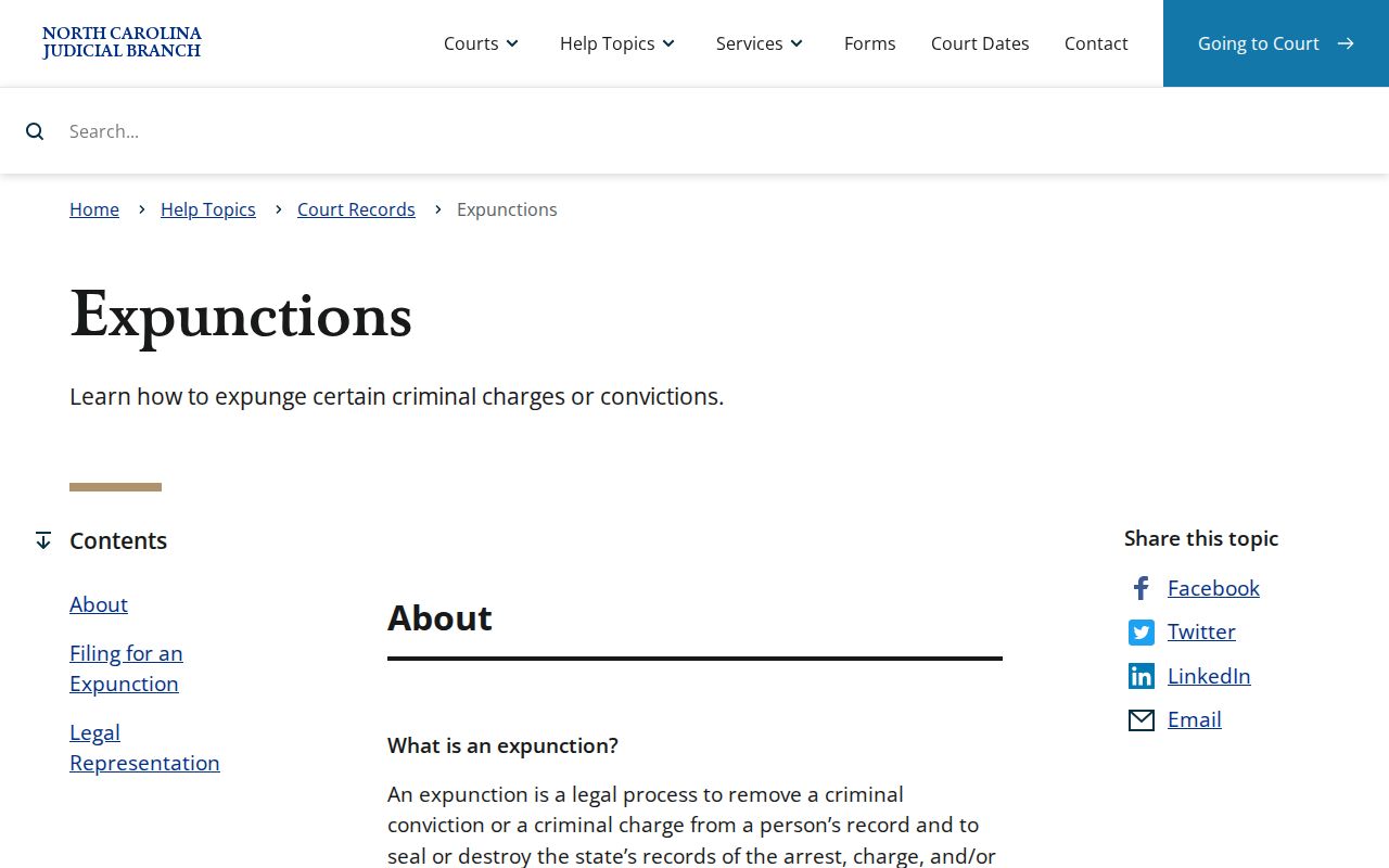 Polk County criminal docket expunction resource